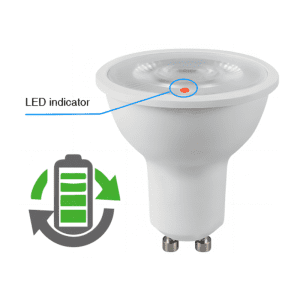 Tecolite GU10 Dimmable LED Lamp Emergency Reachargeable