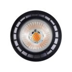 Schwarz ES111 GU10 Sockel LED-Glühbirne 12W (2)