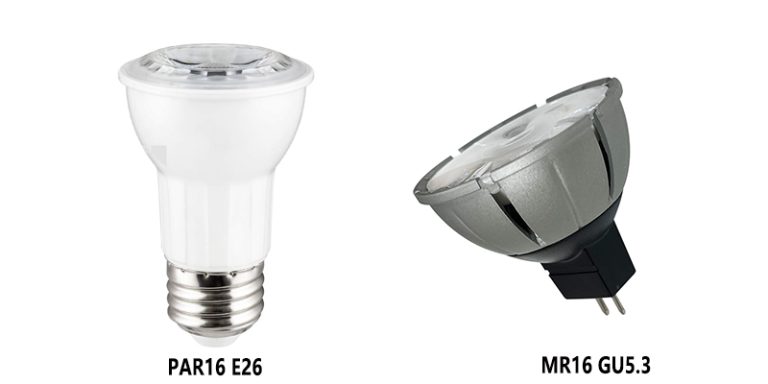 PAR16 vs MR16 Contrast