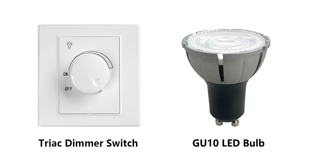 Dimmer switchGU10 led bulb