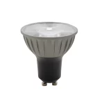 Teco wholesale factory supplier of finned silver dimmable GU10 LED bulb.