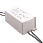 White 30W electronic transformer with input and output wires visible