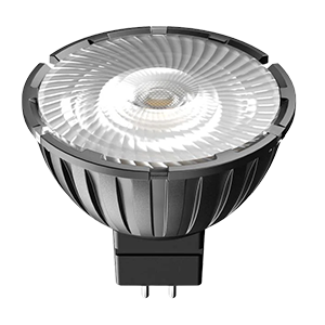 Tecolite MR16 GU5.3 LED Bulbs FIN Black