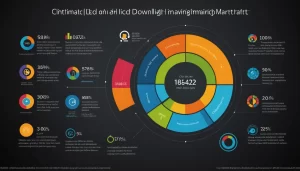 Infographic showing growth of dimmable LED downlight market