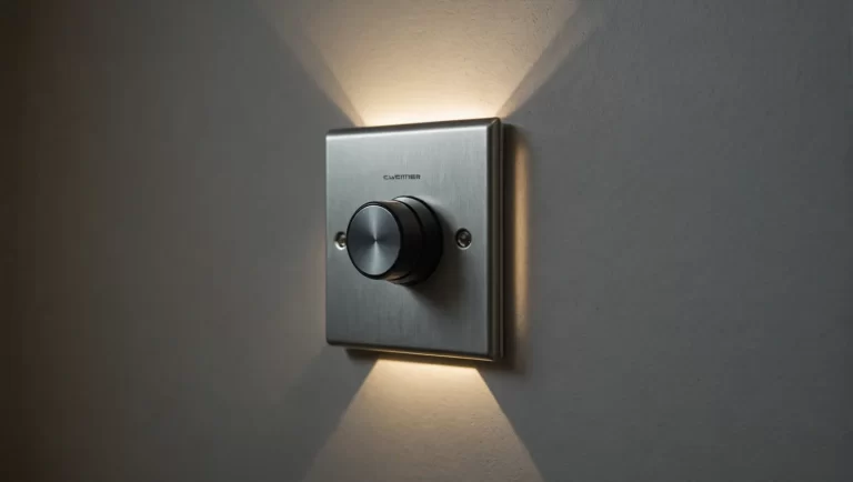 Dimmer switch compatible with GU10 LED lights