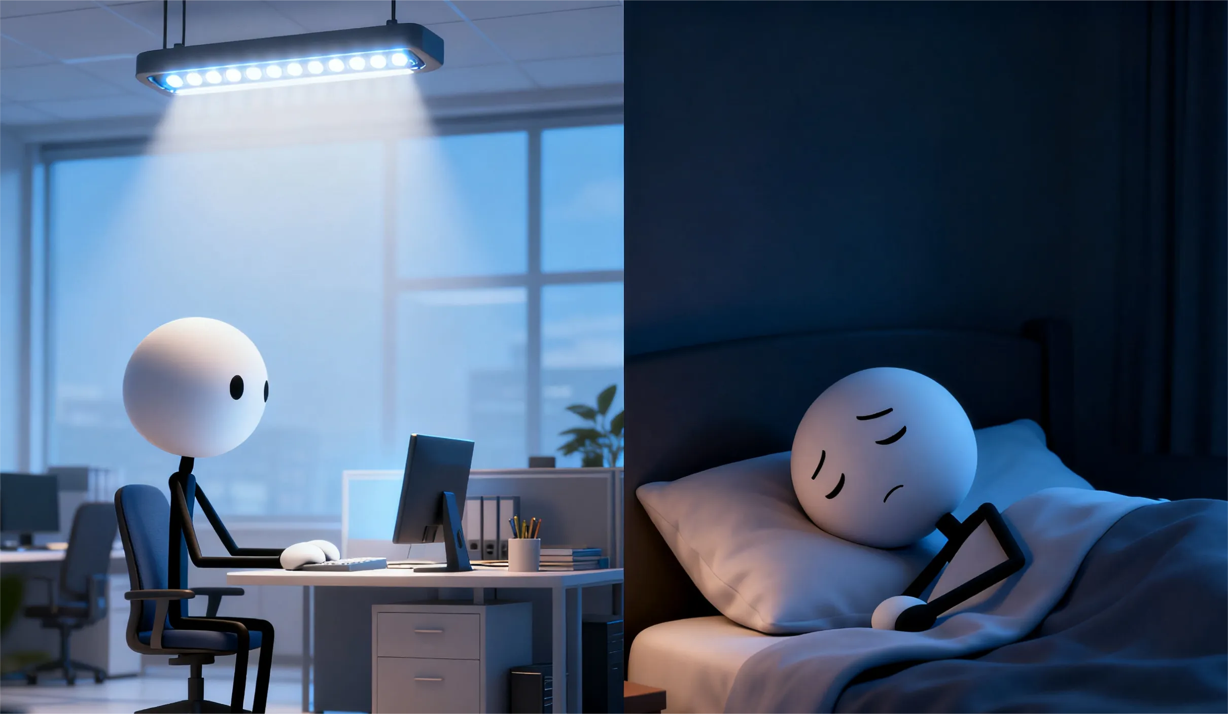 LED light health effects comparison