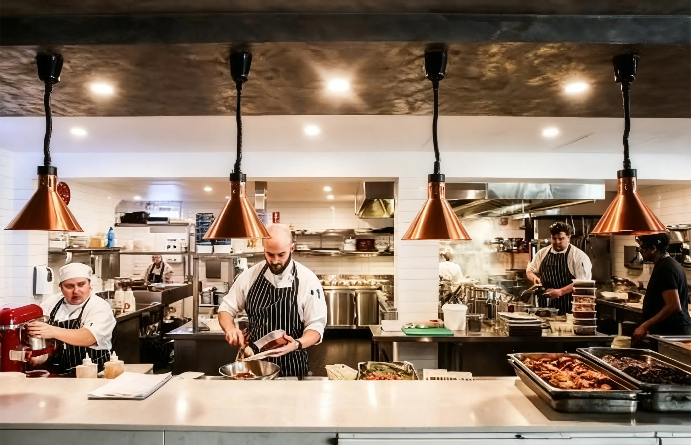 Professional kitchen lighting CRI requirements