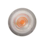 Front close-up of the GU10 FIN dimmable LED spotlight light source.