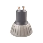 Rear view of the GU10 FIN LED bulb base pins for wholesale buyers.