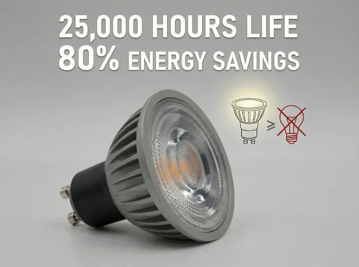 Types of GU10 dimmable bulbs comparison