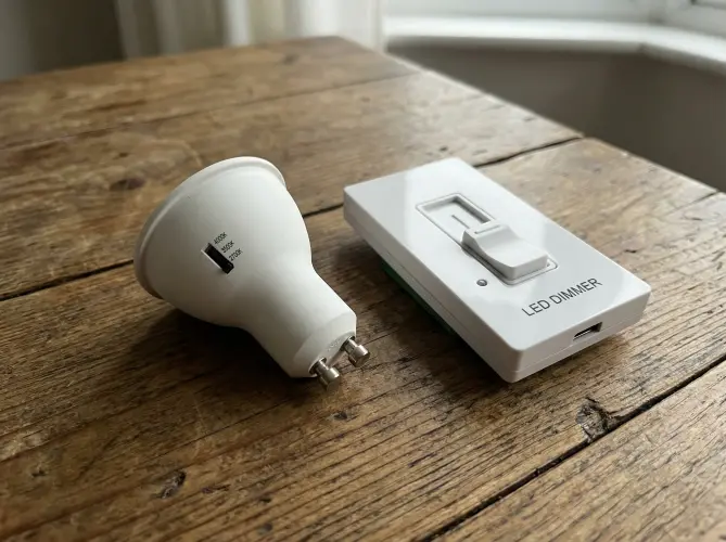 Special dimmer for LED bulbs