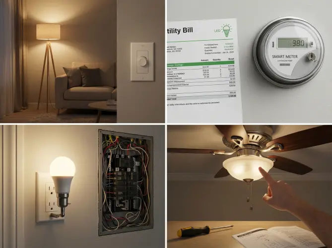Dimmable lighting user experience in homes and offices
