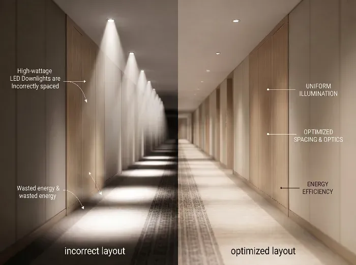 define commercial lighting lux levels correctly