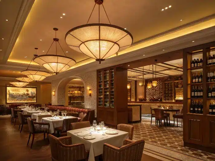 restaurant lighting design elements color rendering glare control