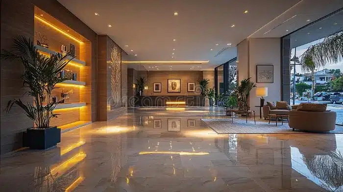 dim-to-warm commercial lighting