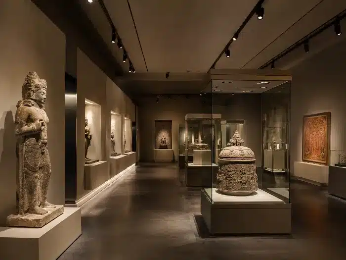 museum artifact conservation lighting and lux control