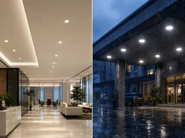 IP20 vs IP65 LED lighting protection ratings for indoor outdoor applications