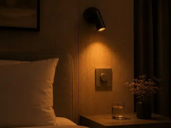 Stable dimming scene for bedroom lighting