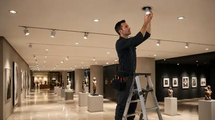 MR16 LED retrofit project for hotel retail and commercial lighting