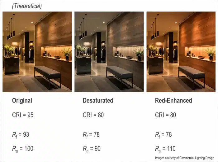 TM-30 vs CRI comparison for commercial lighting projects