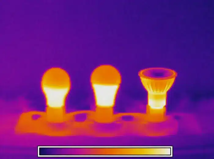 how hot do LED bulbs get