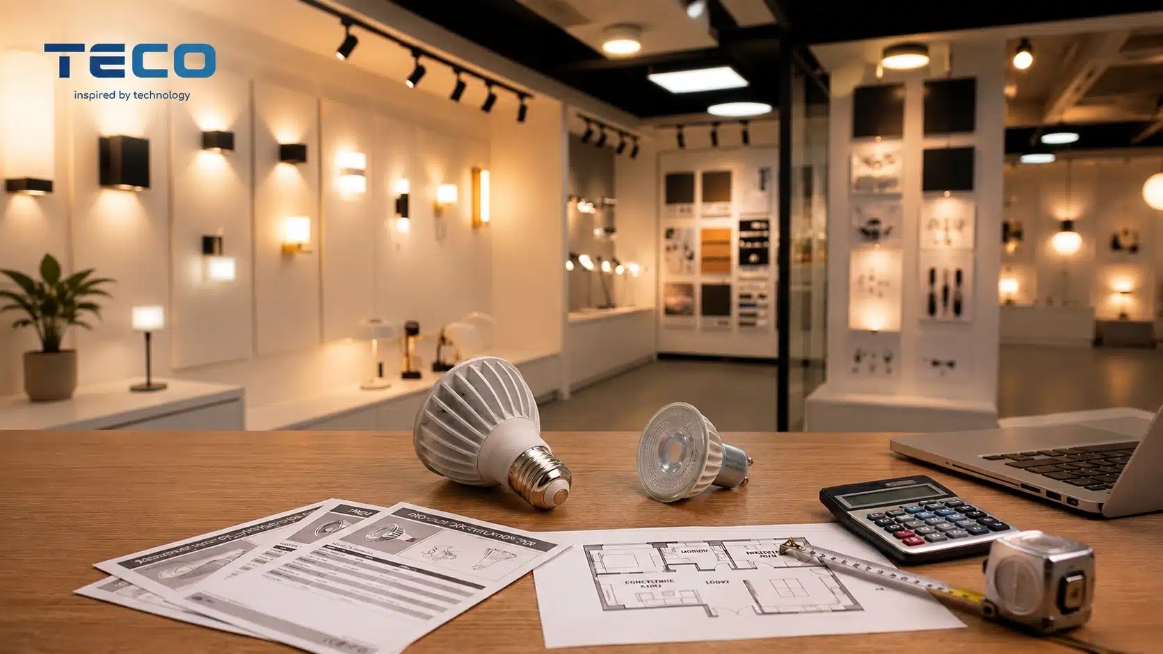 large room LED bulb color temperature and CRI comparison for hospitality interiors