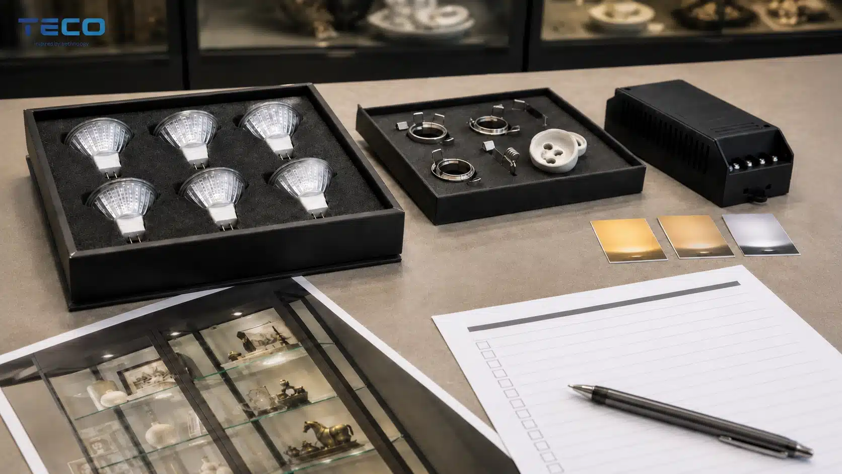 MR11 GU4 LED bulb sample testing for display cabinet projects