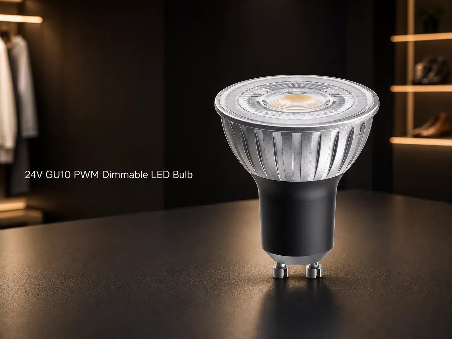 24V GU10 LED bulb product photo for commercial lighting projects
