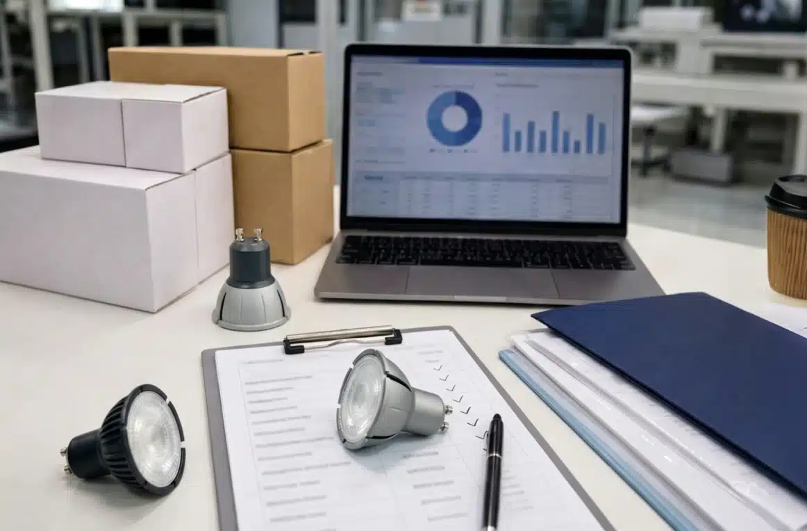 LED bulb sample approval and BOM consistency review before mass production